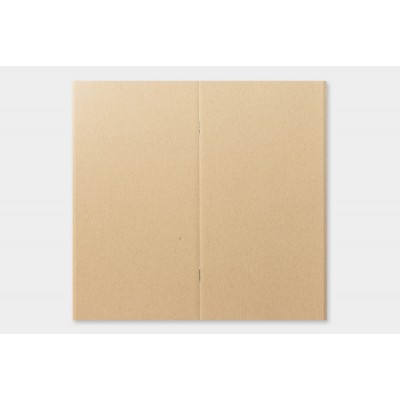 Traveler's Company (Midori) Notebook Refill, Standard Size, 014 Kraft Paper Notebook