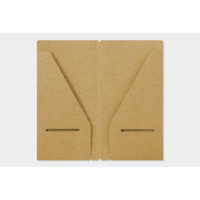 Traveler's Company (Midori) Notebook Refill, Standard Size, 020 Kraft Paper Folder