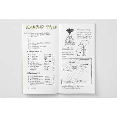 Traveler's Company (Midori) Notebook Refill, Standard Size, 026 Dot Grid