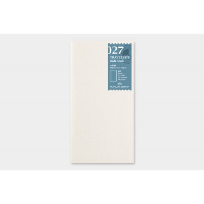 Traveler's Company (Midori) Notebook Refill, Standard Size, 027 Watercolour Paper