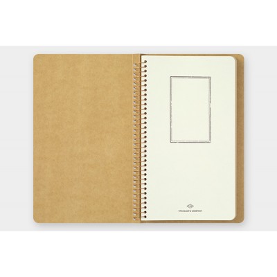 Traveler's Company (Midori) Spiral Ring Notebook, A5, DW Kraft Paper