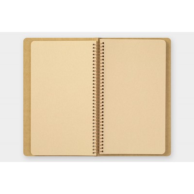 Traveler's Company (Midori) Spiral Ring Notebook, A5, DW Kraft Paper