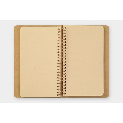 Traveler's Company (Midori) Spiral Ring Notebook, A6, DW Kraft Paper