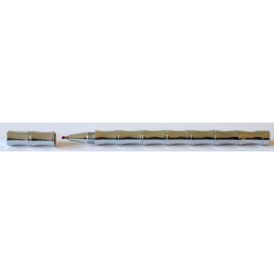 Brass "Bamboo" Rollerball, Chrome