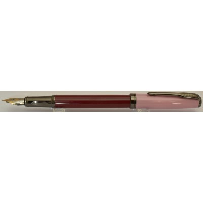 Yipren Fountain Pen, Burgundy/Pink