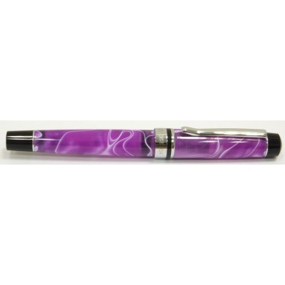 Monteverde Prima Fountain Pen, Purple/White Swirl