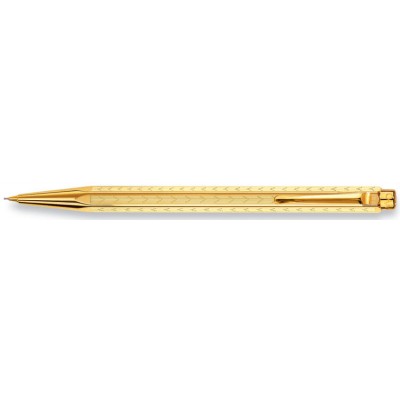 Caran d'Ache Ecridor Pencil, Chevron Gilt