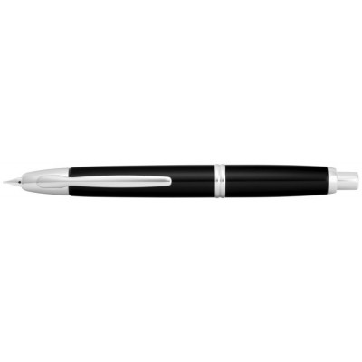 Pilot Capless Fountain Pen, Black with Rhodium Accents