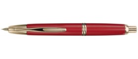 Pilot Capless Fountain Pen, Burgundy with Gold Accents