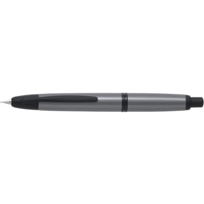 Pilot Capless Fountain Pen, Metallic Grey with Black Trim