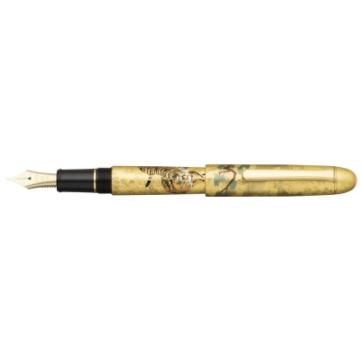 Platinum 3776 Century Slip & Seal Fountain Pen, Matsu-Tora Kanazawa-haku Gold Leaf