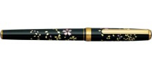 Platinum Vicoh Kanazawa-Haku Fountain Pen, Swirling Petals of Cherry Blossom