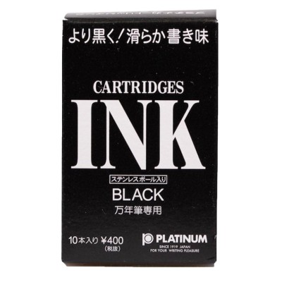 Platinum Ink Cartridges, per pack of 10