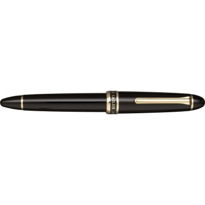 Sailor 1911 Classic Naginata Togi Fountain Pen, Black with Gold Accents