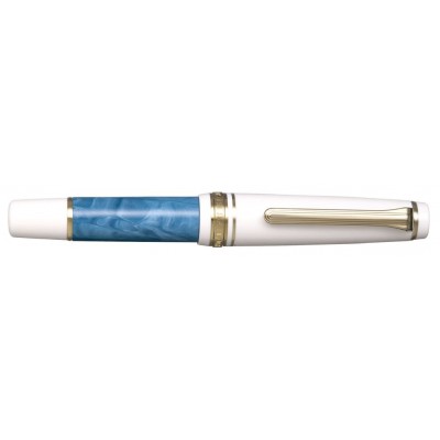 Sailor Professional Gear Slim Mini Fountain Pen, Recontre, Bleu Ciel