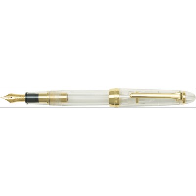 Sailor 1911 Standard Fountain Pen, Demonstrator with Gold Accents