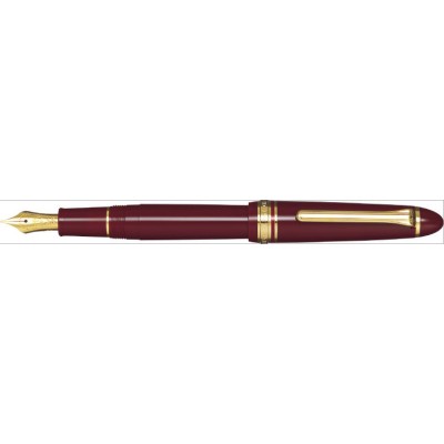 Sailor 1911 Standard Fountain Pen, Maroon with Gold Accents