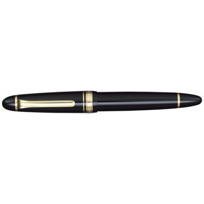 Sailor King of Pens ST Fountain Pen, Black with Gold Accents