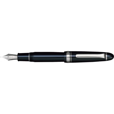 Sailor King of Pens ST Fountain Pen, Black with Silver Accents