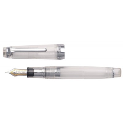 Sailor Professional Gear Fountain Pen, Demonstrator with Silver Accents