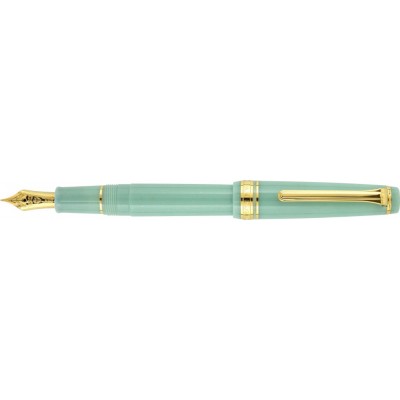 Sailor Professional Gear Slim (Sapporo) Shikiori Japanese Fairy tale Fountain Pen, Dragon Palace (Mint Green)