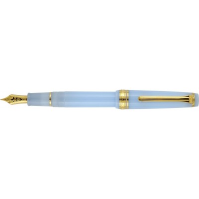 Sailor Professional Gear Slim (Sapporo) Shikiori Japanese Fairy tale Fountain Pen, Grateful Crane (Sky Blue)