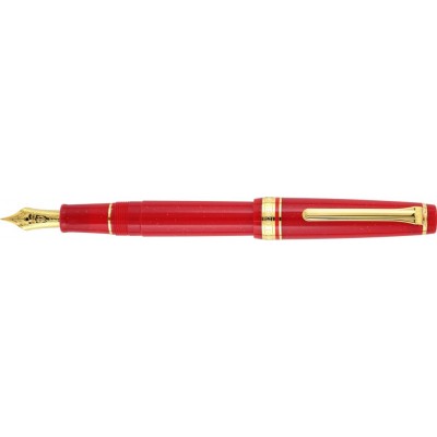 Sailor Professional Gear Slim (Sapporo) Shikiori Japanese Fairy tale Fountain Pen, Princess Kaguya (Red)