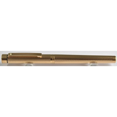 SH1887 Targa by Sheaffer No. 1009 Fine Barleycord Fountain Pen and Ballpoint Set, boxed.  (Soft Medium)