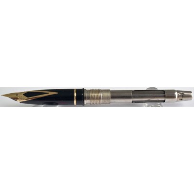 SH1887 Targa by Sheaffer No. 1009 Fine Barleycord Fountain Pen and Ballpoint Set, boxed.  (Soft Medium)