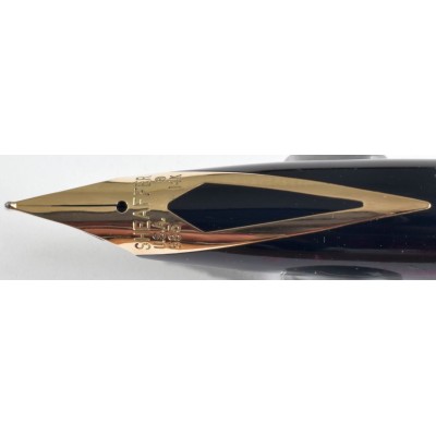 SH1887 Targa by Sheaffer No. 1009 Fine Barleycord Fountain Pen and Ballpoint Set, boxed.  (Soft Medium)