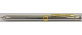 Scrikss Trio Multifunction Pen, Gold Plated Trim