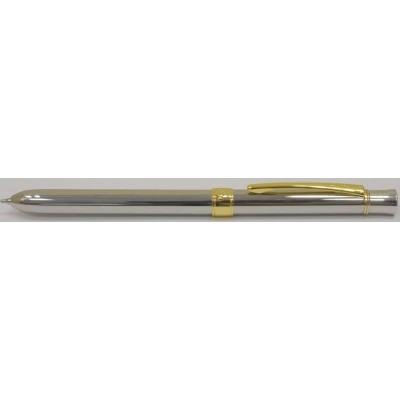 Scrikss Trio Multifunction Pen, Gold Plated Trim