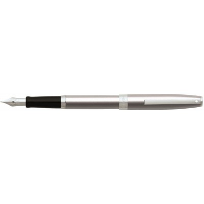 Sheaffer Sagaris 9477 Fountain Pen, Metallic Silver with Chrome Plate Trim