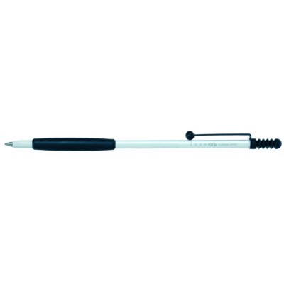 Tombow Zoom 707 Ballpoint, White Barrel/Black Grip