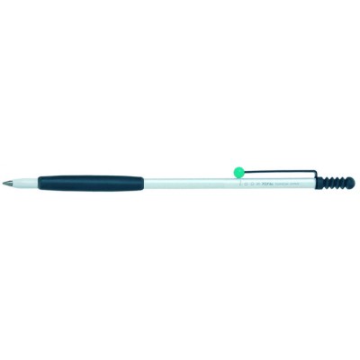 Tombow Zoom 707 Ballpoint, White Barrel/Grey Grip