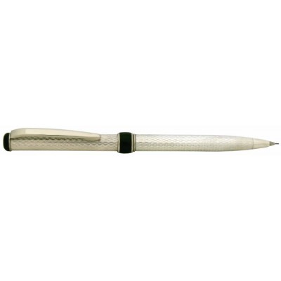 Via Roma Sterling Silver Pencil, Barleycorn