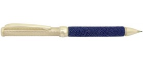 Via Roma Sterling Silver Pencil, Blue Stingray