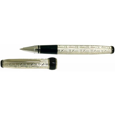 Via Roma Sterling Silver Rollerball, Aztec