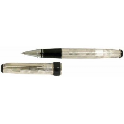 Via Roma Sterling Silver Rollerball, Geometric