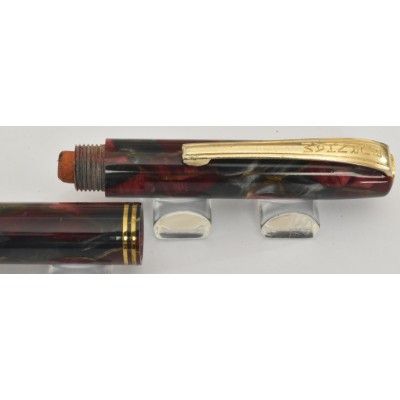 BU144 Burnham Fountain Pen and Pencil Set, boxed. (Soft Medium)