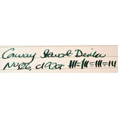 CS1092 Conway Stewart Dinkie No. 5526.  (Flexible Medium Oblique)