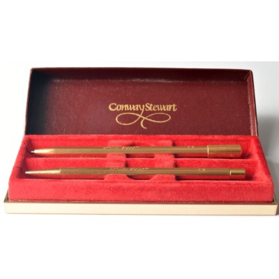 CS1096 Conway Stewart Princess Ballpoint Pen and Pencil Set, boxed.