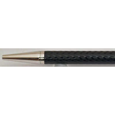 FC021 Graf von Faber-Castell Guilloche Chevron Ballpoint, boxed.