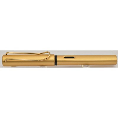 LM084 Lamy LX Fountain Pen, Gold, boxed. (Extra Fine)