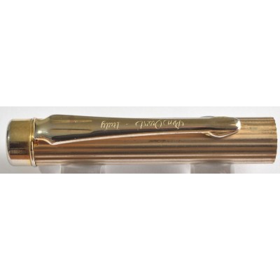 MS869 Pen Quest Fluted Gold Plate Fountain Pen (Medium)