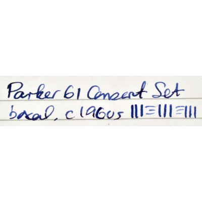 PA3397 Parker 61 Consort Fountain Pen and Pencil Set, boxed. (Medium)