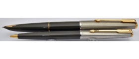 PA3440 Parker 61 Deluxe Fountain Pen and Pencil Set, boxed, boxed (Medium-Broad)