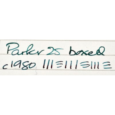 PA3533 Parker 25, boxed. (Medium-Fine)