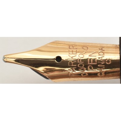 PA3583 Parker Lady Duofold, Streamlined.  (Soft Generous Medium Stub)