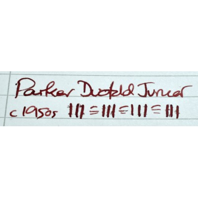 PA3597 Parker Duofold Junior.  (Soft Medium)